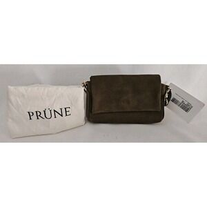 Prune Suede Green Mini Bag Purse New With Original Tag Shoulder Bag Women's